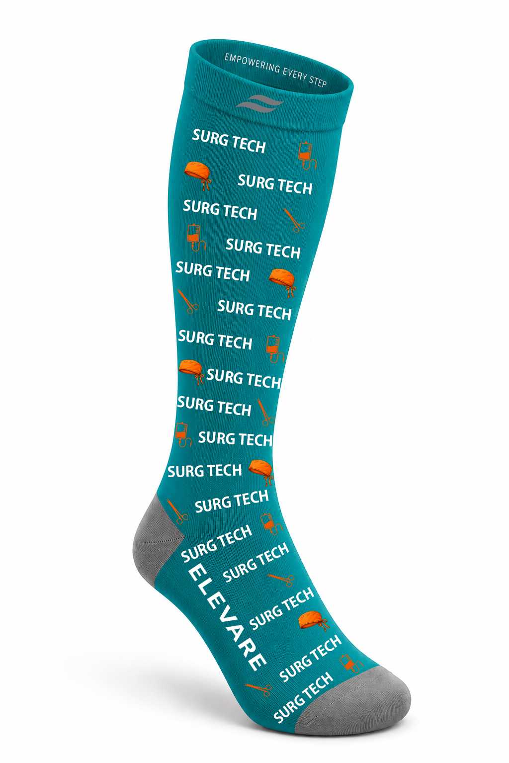 ELEVARE Rep Your Set Surg Tech compression sock