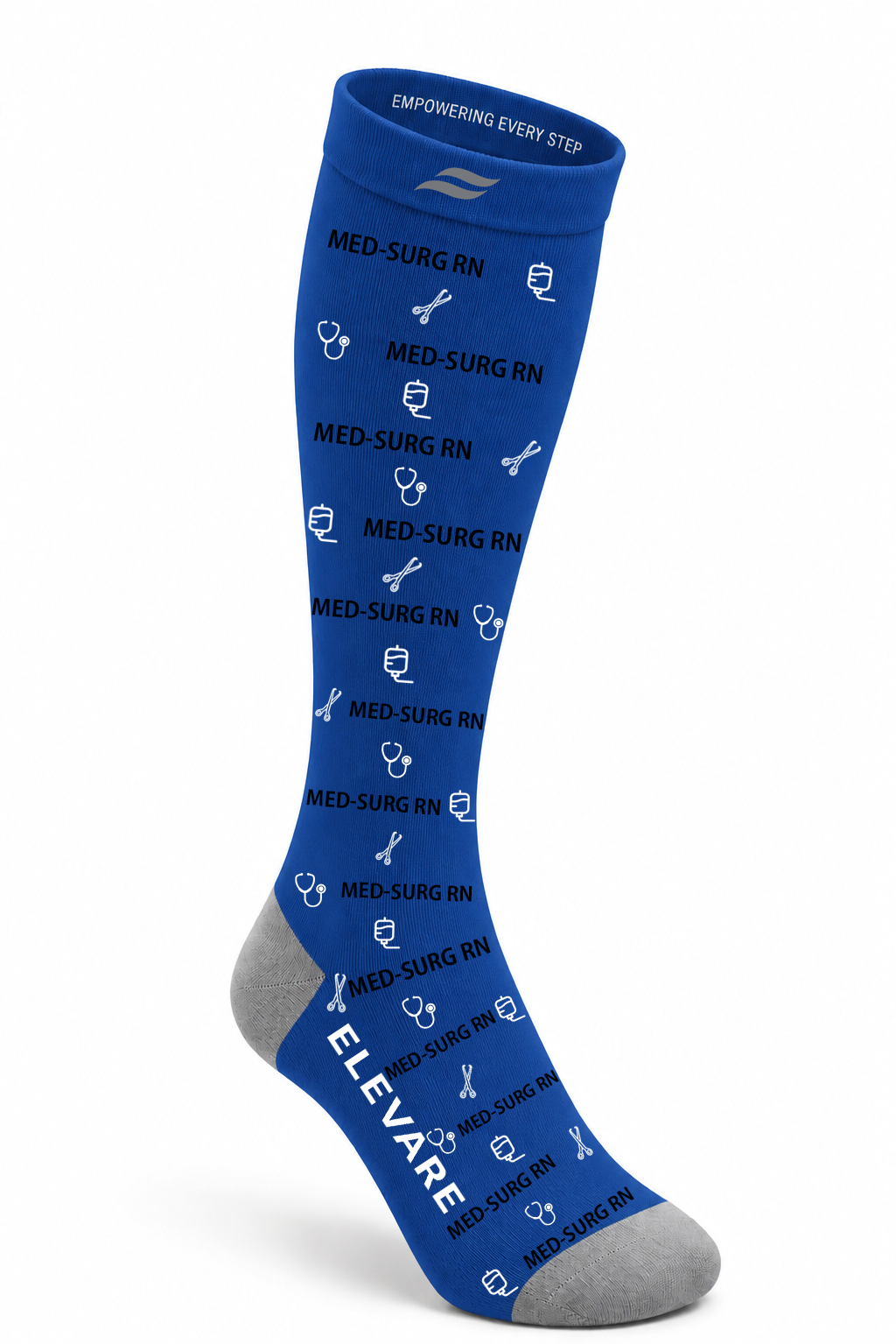 ELEVARE Rep Your Set Med-Surg RN compression sock