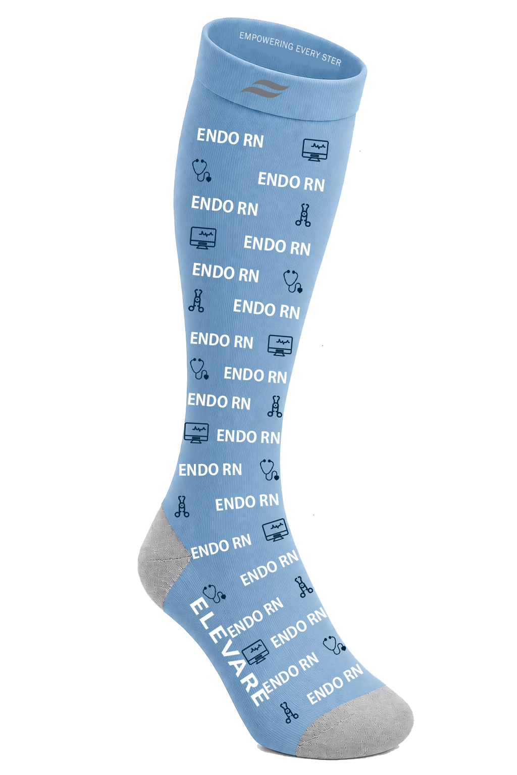 ELEVARE Rep Your Set Endo RN compression sock